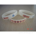 Customized Promotion Gift Silicone Bracelet with Printing Logo